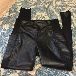 Athleta coated leggings